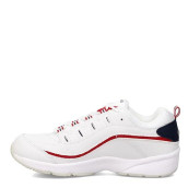 Easy Spirit Women'S Romy Sneaker, White/Red, 8.5