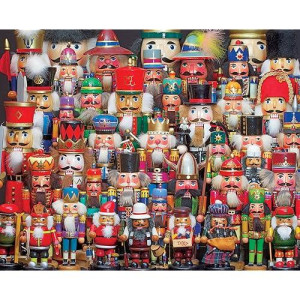 Springbok Nutcracker Collection 500 Piece Jigsaw Puzzle For Adults Features A Colorful Collection Of Holiday Nutcracker Soldiers