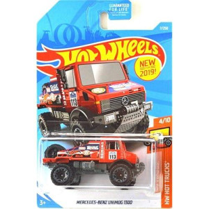 Hot Wheels 2019 Hw Hot Trucks Mercedes-Benz Unimog 7/250, Red