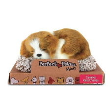 Perfect Petzzz Mini Cavalier King Charles, Realistic Battery-Operated Dog Toy, Calming Companion For Kids & Elderly