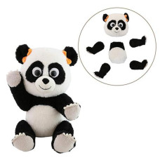 Animoodles Magnetic Jada Panda Stuffed Animal Plush, 7.5"