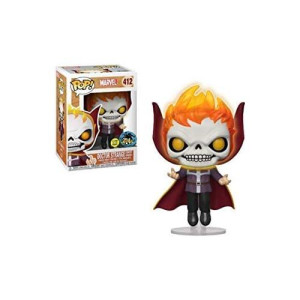 Funko Pop! Marvel #412 Gitd Doctor Strange Ghost Rider (2018 Comikaze Exclusive)