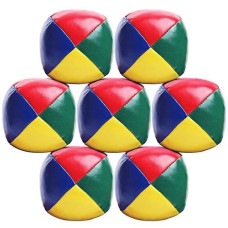 Elcoho 7 Pack Beginners Juggling Balls Durable And Soft Easy Juggle Balls