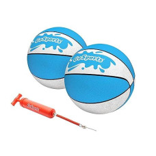 Gosports Water Basketballs 2 Pack - Choose Between Size 3 And Size 6, Great For Swimming Pool Basketball Hoops