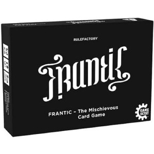 Game Factory 646226 Frantic-The Mischievous Card Game, Card Game, English Version, Black, White