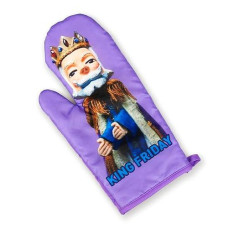 Surreal Entertainment Mister Rogers Neighborhood King Friday Puppet Oven Mitt | Tv Show Merchandise