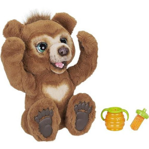 Fur Real Friends Cubby The Curious Bear Interactive Plush Toy, Ages 4 And Up