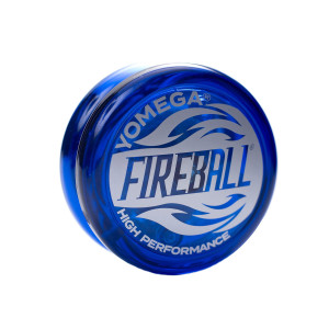 Yomega Fireball -High Performance Yoyos Responsive Transaxle Yoyo, Great For Players To Perform Like Pros + Extra 2 Yo Yo Strings & 3 Month Warranty (Blue)