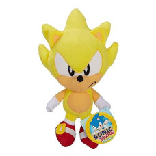 Sonic The Hedgehog Super Sonic 7-Inch Plush Collectible Stuffed Figure
