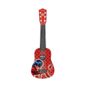 Lexibook K200Mi Tales Of Ladybug & Cat Noir Miraculous Ladybug My First Guitar For Children, 6 Nylon Strings, 21Aa Long, Guide Included, Redblack