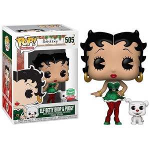 Funko Pop! Animation: Betty Boop - Elf Betty Boop & Pudgy #505 - Funko'S [2018] 12 Days Of Christmas Exclusive!
