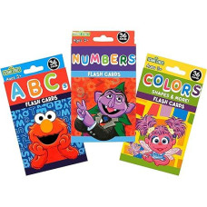 Sesame Street Early Learning Flash Card Bundle (Flash Cards - Set Of 3)