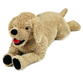 Lotfancy Dog Stuffed Animals, 26'' Cuddly Golden Retriever Stuffed Animals, Dog Plush Toy, Large Stuffed Dog, Gifts For Kids, Pets On Birthday Party Favors Thanksgiving Xmas, Beige