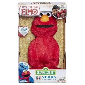 Sesame Street Love To Hug Elmo Talking, Singing, Hugging 14" Plush Toy For Toddlers, Kids 18 Months & Up