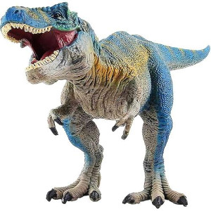 Bigefeixu Dinosaur - Tyrannosaurus Rex, Realistic Plastic Dinosaur T-Rex Toys For Kids And Toddler Creative Gifts,Ages 4+, 5.1 * 11 Inch (Blue)