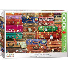 Eurographics Travel Suitcases 1000Piece Puzzle, 19.25" X 26.5"