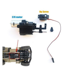 Maxmetal Wpl Upgraded 2 Speed Gearbox With Shift Servo Spare Part Fo Wpl B14 B16 B24 B36 C14 C24 Remote Control Truck