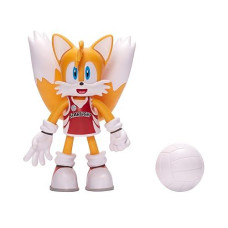 Sonic The Hedgehog Tails 4" Volleyball Knuckles Action Figure