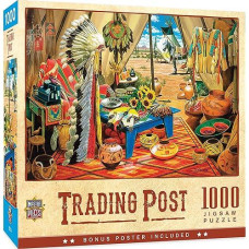 Masterpieces 1000 Piece Jigsaw Puzzle For Adults, Family, Or Kids - Trading Post - 19.25"X26.75"