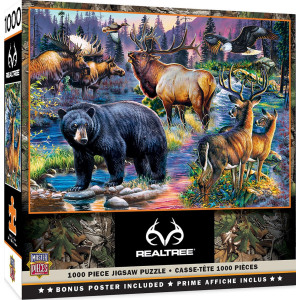 Masterpieces 1000 Piece Jigsaw Puzzle For Adults, Family, Or Kids - Wild Living - 19.25"X26.75"