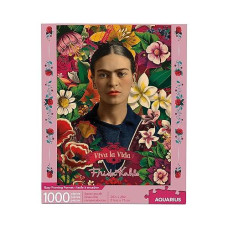 Aquarius Frida Kahlo Puzzle (1000 Piece Jigsaw Puzzle) - Officially Licensed Frida Kahlo Merchandise & Collectibles - Glare Free - Precision Fit - 20 X 28 Inches