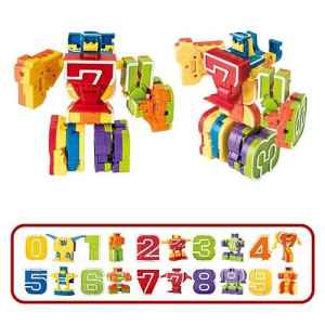 Cyeah Number Robot Toys For Kids Education 10 Pieces