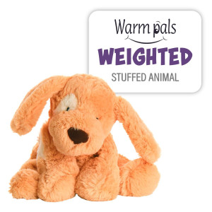 Warm Pals - Puppy Love - 1.5Lbs - Cozy Microwavable Lavender Scented Plush Toys - Heated Stuffed Animal - Heatable Coolable Bedtime Comfort Plushie