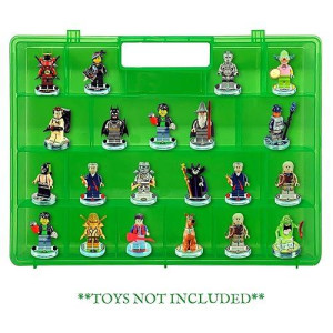 Life Made Better Model Toy Case, Green Sturdy, Protective Organization Storage Case, Compatible With Lego Dimensions Video Game Figures, Not Made Or Sold By Legof