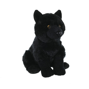 Wild Republic Wolf Plush, Stuffed Animal, Plush Toy, Kids gifts, Black, 12