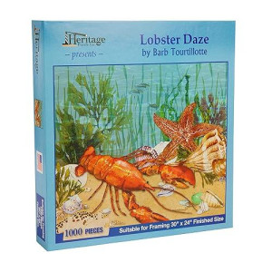 Heritage Puzzle Lobster Daze - 1000 Piece Jigsaw Puzzle