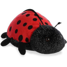 AuroraA Adorable Mini FlopsieA Ladybug-LadybirdA Stuffed Animal - Playful Ease - Timeless companions - Red 8 Inches
