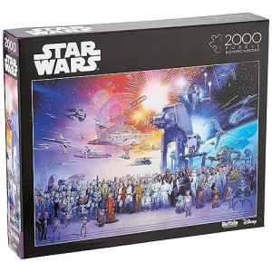 Star Wars - You Were The Chosen One - 2000 Piece Jigsaw Puzzle For Adults Challenging Puzzle Perfect For Game Nights - 2000 Piece Finished Size Is 38.50 X 26.50