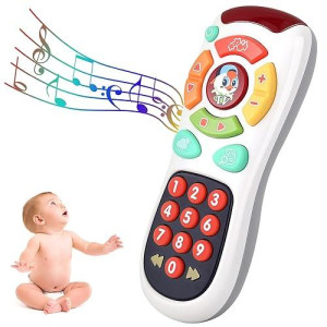 Zooawa Smartphone Toy Phone for Baby, Remote Control Baby Phone with Music, Baby Learning Toy, Birthday Gifts for Baby 6-12 Months, Infants, Kids, Boys and Girls, Christmas Holiday Present