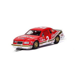 Scalextric Ford Thunderbird 'Cheers' 2 1:32 Slot Race Car C4067, Red/White