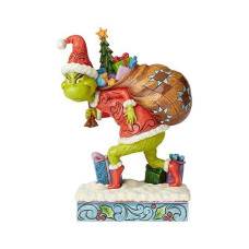 Enesco Dr. Seuss The Grinch By Jim Shore Tip Toeing Figurine 7.68 Inc