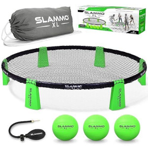 Gosports Slammo Xl Game Set Huge 48 Inch Net Great For Beginners, Younger Players Or Group Play