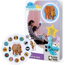 Moonlite Mini Projector With 5 Frozen Princess Stories - A New Way To Read Stories Together - 5 Disney Princess Digital Stories With Light Projector - Frozen Gifts For Kids Ages 1 And Up