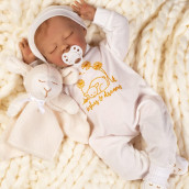 Paradise Galleries? Realistic Newborn Baby Doll, Jannie De Lange Designer'S Collection, 21 Reborn Doll In Soft Touch Vinyl With Magnetic Pacifier And Doll Accessories - Wishes & Dreams
