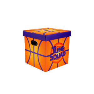 Space Jam: A New Legacy Orange Storage Bin cube Organizer with Lid 15 Inches