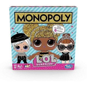 Monopoly Game L.o.l. Surprise Edition Board Game For Kids Ages 8 And