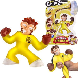 Goo Jit Zu Stretchy Monkey Action Figure - Yellow & Brown