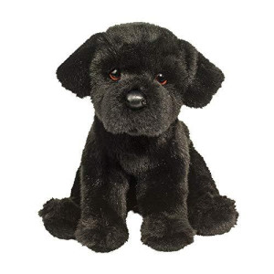 Douglas Whittaker Black Lab Dog Floppy Plush Stuffed Animal