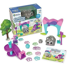 Learning Resources Coding Critters Scamper & Sneaker - 22 Pieces, Ages 4+ Educational Learning Games, Screen-Free Early Coding Toy For Kids, Interactive Stem Coding Pet