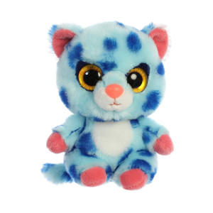 Aurora? Vibrant Yoohoo? Spotee? Stuffed Animal - Eye-Catching Display - Whimsical Cuteness - Blue 5 Inches