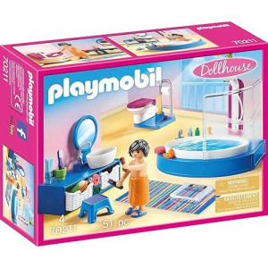 Playmobil Bathroom With Tub Furniture Pack