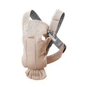 BABYBJARN Baby carrier Mini, 3D Mesh, Pearly Pink