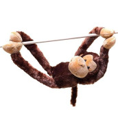 24-Inch Hanging Monkey Stuffed Animal - Monkey Toy With Specially Designed Ultra Soft Plush Feel For Kids - Hands And Feet Connect Together - Bring These Popular Monkeys Home To Boys & Girls Ages 3+