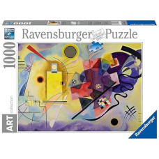 Ravensburger - Adult Puzzle - Puzzle 1000 P - Art Collection - Yellow-Red-Blue - Vassily Kandinskys - 14848