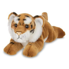 Bearington Saber Plush Tiger Stuffed Animal, 14 Inches