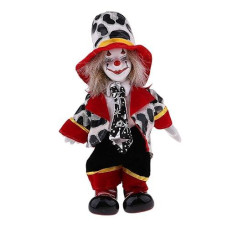 Clown Figure Doll Ornaments Home Table Desk Top Decor Halloween Decoration Gift - #3